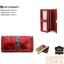 Peterson Női Bőr Pénztárca Ptn 42100-Nbf-7145 Red-Black