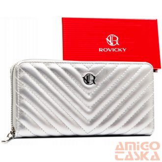   Rovicky Női Pénztárca Echo Bőr R-Prk-04-Hrh-3174 Silver - Ezüst