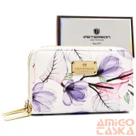 Peterson Női Pénztárca Ptn 007-F8-7845 Beige Flower 01