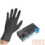 Fekete Nitril Kesztyű 100db-os - L Méret