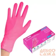 Pink Nitril Kesztyű 100db-os - M Méret