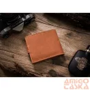 Férfi Bőr Pénztárca - Mintás -   N992L-Chm-Deer-7599  - Szarvas Minta - Világos Barna - Cognac