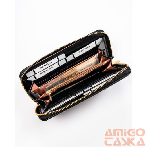 Rovicky Női Pénztárca Echo R-Pff-01-6090 Black