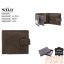Férfi Bőr Pénztárca Cz-12L-Hlf-1764 Brown - Sötét Barna