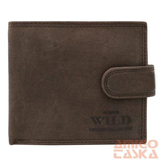 Férfi Bőr Pénztárca Cz-12L-Hlf-1764 Brown - Sötét Barna