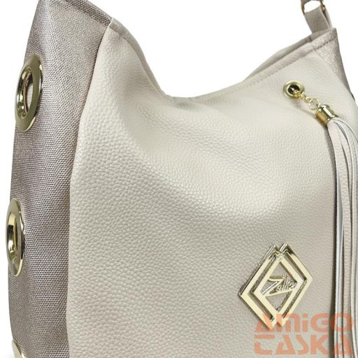 Zellia Női Válltáska Zlb180 Beige-Arany - Diamond -
