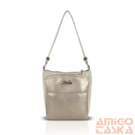 Zellia Női Oldaltáska Zlb361 Beige-Arany - Brw -