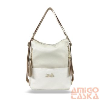   Zellia Női Válltáska/Hátizsáká Alakítható 22199 Holo Beige