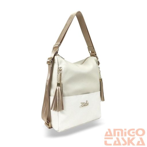 Zellia Női Válltáska/Hátizsáká Alakítható 22199 Holo Beige