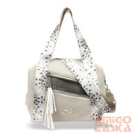   Zellia Női Válltáska 22167 - Next C. Peacock - Világos Beige-Bronz