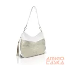 Zellia Női Válltáska 26058 Fehér-Arany-Beige