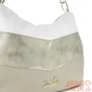Zellia Női Válltáska 26058 Fehér-Arany-Beige