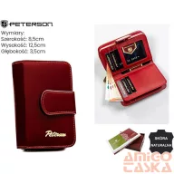 Peterson Női Bőr Pénztárca Ptn Bc-425214-0506 Red