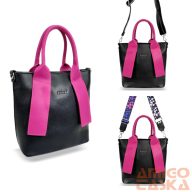 Zellia Női Kézitáska H728 Fekete-Magenta
