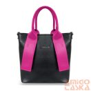 Zellia Női Kézitáska H728 Fekete-Magenta