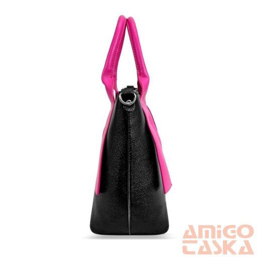 Zellia Női Kézitáska H728 Fekete-Magenta