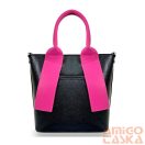 Zellia Női Kézitáska H728 Fekete-Magenta