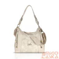 Zellia Női Válltáska 25079 Beige-Arany - Glass -