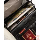 Peterson Női Bőr Pénztárca Ptn Lj-42106-0681 Black-Gold - Fekete-Arany