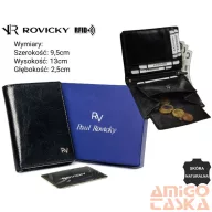 Rovicky férfi bőr pénztárca RV-7680056-9