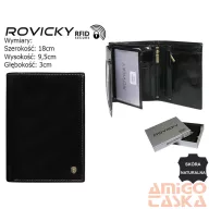 Rovicky férfi bőr pénztárca N575-RVT