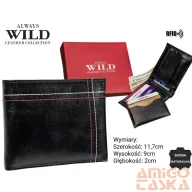 Always Wild férfi bőr pénztárca N015-VTK-D