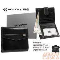 Rovicky női bőr pénztárca CPR-006-BAR
