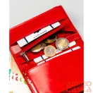 Rovicky férfi bőr pénztárca W-2006-BAR Red