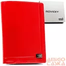 Rovicky férfi bőr pénztárca W-2006-BAR Red