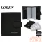 Loren férfi bőr pénztárca GRM-70-05 BLACK