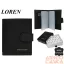 Loren férfi bőr pénztárca GRM-70-05 BLACK