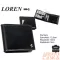 Loren férfi bőr pénztárca N992-CV BLACK