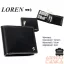Loren férfi bőr pénztárca N992-CV BLACK