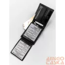 Loren férfi bőr pénztárca N992-CV BLACK