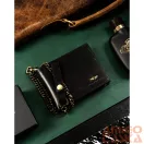 Peterson férfi bőr pénztárca PTN 304Ł-2-1-1 BLACK