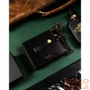 Peterson férfi bőr pénztárca PTN 304Ł-2-1-1 BLACK