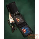 Peterson férfi bőr pénztárca PTN 304Ł-2-1-1 BLACK
