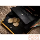 Peterson férfi bőr pénztárca PTN 302.03 – fekete