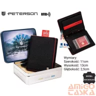 Peterson férfi bőr pénztárca PTN 302.03