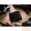 Peterson férfi bőr pénztárca PTN 304E-5774 BLACK