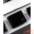 Peterson férfi bőr pénztárca PTN 22301-VT – fekete