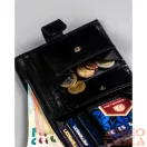 Peterson férfi bőr pénztárca PTN 22308L-VT – fekete