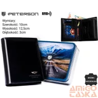 Peterson férfi bőr pénztárca PTN 22309-VT