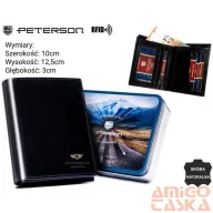 Peterson férfi bőr pénztárca PTN 22310-VT