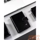 Peterson férfi bőr pénztárca PTN 22310L-VT – fekete