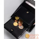 Peterson férfi bőr pénztárca PTN 22310L-VT – fekete