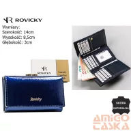 Rovicky női bőr pénztárca RH-23-1-SH – kék