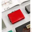 Peterson női bőr pénztárca PTN RD-25-GCL – piros