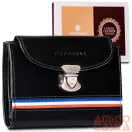 Peterson női bőr pénztárca PTN RD-26-GCL-A – fekete