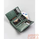 Peterson női bőr pénztárca PTN 42108-MD – zöld
